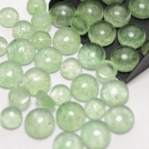 Cuarzo Verde Fresa, Piedra Preciosa Suelta, Piedra Verde Lisa para Joyería - Product Image 5