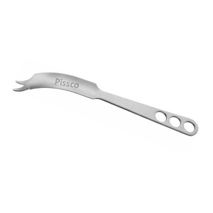 PISSCO Retractor de cadera con palanca ósea curva, Retractor quirúrgico de palanca ósea, Herramienta retractor de cadera para cirugía, Palanca ósea, 1 unidad, Acero inoxidable - Product Image 2