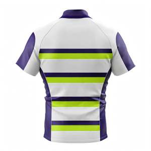 Camiseta de Rugby a Rayas para Hombre SPINE CRAFT, Jersey Deportivo, Ropa Deportiva, Camiseta de Entrenamiento, Ropa de Alto Rendimiento, Fabricante Mayorista - Product Image 5