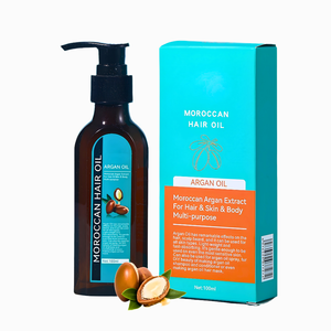 Aceite de Argán Marroquí OEM ODM, Aceite Esencial Nutritivo para el Cuero Cabelludo, Cabello, Piel y Cuerpo, Botella con Bomba de 100 ml - Product Image 1