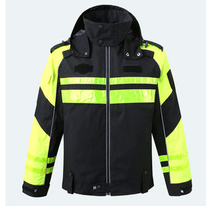 Veste de sécurité routière haute visibilité pour homme, respirante, avec fermeture éclair, meilleur prix - Product Image 1