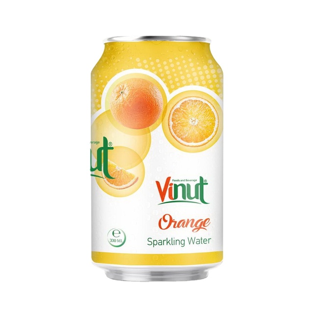 Hot Product Best Selling 330ml Orange Sparkling Water Good for Health Keep Fit From Factory OEM ODM Service