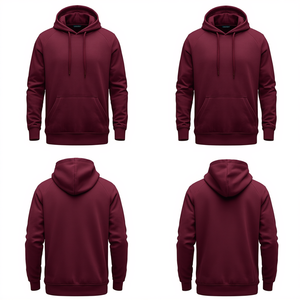 เสื้อฮู้ดดี้บุขนหนานุ่มพิเศษสำหรับผู้ชาย ผ้าฝ้าย 100% ป้องกันขนร่วง น้ำหนัก 350 กรัม พรีเมียม สำหรับฤดูหนาว - Product Image 1