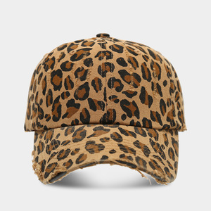 Gorra de Béisbol Personalizada con Estampado de Leopardo, Estilo Trucker, para Verano, de Alta Calidad, Fabricada con Tela de Primera Calidad - Product Image 1