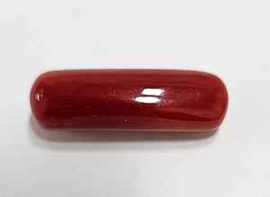 Coral Rojo Natural Italiano en Forma de Cápsula, Gema de Alta Calidad para Joyería, Gema Suelta para la Elaboración de Joyas - Product Image 2