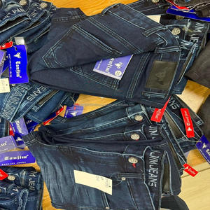 Vêtements pour femmes, jeans en stock, authentiques, de marque, en coton, style mixte, pantalons en denim décontractés à la mode, vintage, lavés, Bangladesh - Product Image 6