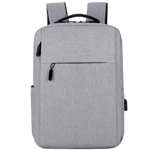 New Student <b>Large</b> <b>Backpack</b> Capacity Lightweight Men's Business Travel Solid Color <b>Backpack</b> <b>School</b> Bag High Quality With OEM - Product Image 3