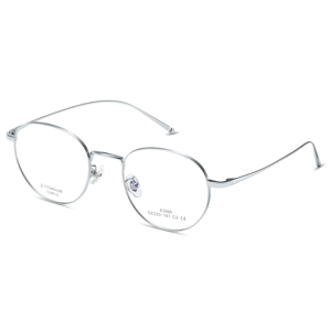 RTS Trends 2026 High Quality <b>Stainless</b> Steel Frame with Titanium Temples Anti-Blue Light <b>Glasses</b> with Round AC Lens for Unisex - Product Image 4