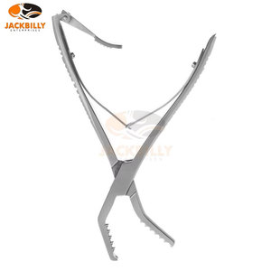 Pinces à os courbées latéralement 21 cm / 8 po, instruments chirurgicaux orthopédiques, fixation des fractures, haute qualité - Product Image 3