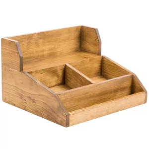 Eco-Friendly Stackable Solid Pine Wood Storage Basket Pack Modular Kitchen Organizer & Produce <b>Crate</b> For Fruit Onions & Potatoes - Product Image 2