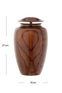 Urne funéraire en bois Antique Creations pour cendres humaines, capacité 250 lb, motif Arbre de Vie gravé, décorative, écologique, traditionnelle - Product Image 6