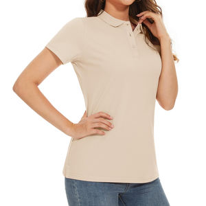 Chemises polo uniques pour femmes grandes tailles, t-shirts à manches courtes pour le golf et le tennis, chemises polo confortables, vêtements de sport, chemises polo OEM - Product Image 3