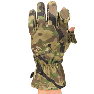 Tactical Outdoor <b>Gloves</b> Camouflage Wrist Length Polyester Cotton Spandex <b>Touchscreen</b> Needle Detection Anti-Pilling Durable - Product Image 3