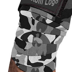 Rodilleras de Compresión de Algodón Transpirable Ajustables de Alta Calidad con Correa de Tamaño Personalizado para Sentadillas y Levantamiento de Pesas - Product Image 5