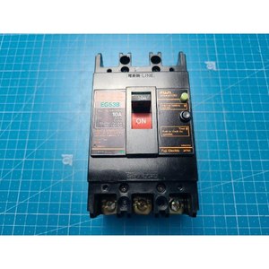 Disjoncteur différentiel Fuji EG53B 10A d'occasion – Pièces détachées d'équipement semi-conducteur de la génération précédente - Product Image 3
