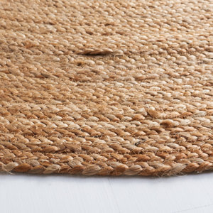 Tapis rond en jonc de mer naturel tressé à la main, personnalisable, antidérapant, multi-usages – Vente chaude - Product Image 5