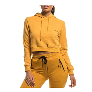 Nouveauté : Sweats à capuche courts pour femmes, imprimés, décontractés, en polyester et coton, imperméables, séchage rapide, respirants, haute qualité, fabriqués en usine - Product Image 1