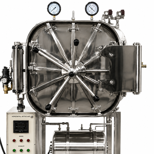 Autoclave Horizontal de 240L, Esterilizador Automático a Vapor, Control PLC, Pantalla LCD, Marca ELS Instruments, 110C-135C, para Laboratorio - Product Image 3