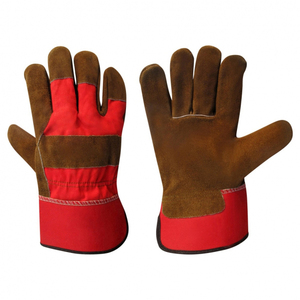 Gants de travail en cuir de vachette robustes pour le jardinage, la construction, l'aménagement paysager et les projets de bricolage – Prix de gros - Product Image 6