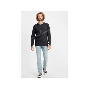 Sudadera para hombre con logo, corte regular, 100% algodón polar, con bolsillo frontal con cremallera. - Product Image 2