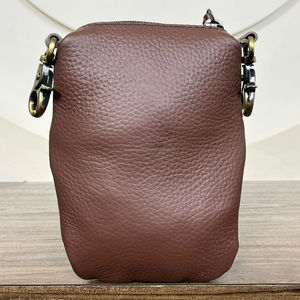 Nouvelle sacoche de ceinture en cuir de vachette travaillée à la main, design occidental tendance, pour femmes, sacoche de hanche de moto de qualité supérieure - Product Image 6