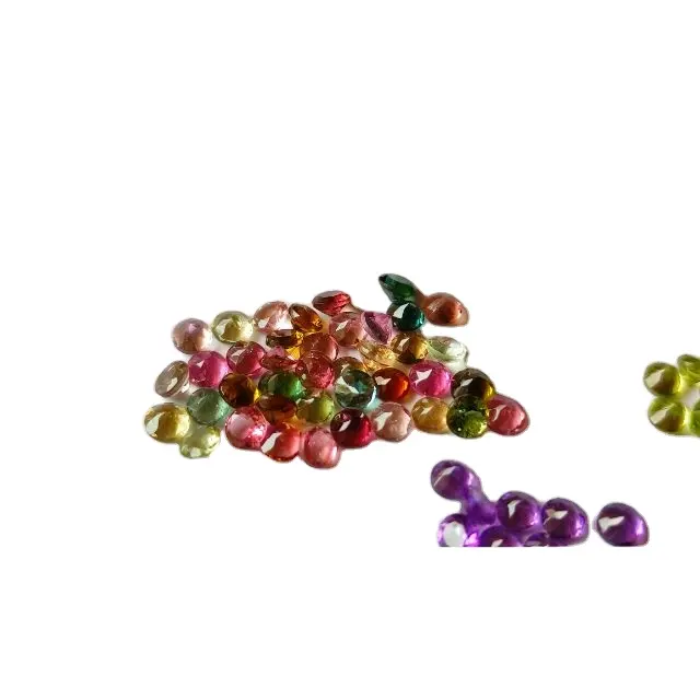 Multi Colour Tourmaline Fancy Mixed Shape 3mm-6mm Size Big Tourmaline Cut Stones For Making Jewelry