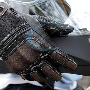 Guantes de Motocicleta de Cuero con Dedos Completos para Hombre, Precio de Oferta, Color Personalizado, Uso en Exteriores, Diseño Transpirable Antideslizante, Hechos en Pakistán - Product Image 2
