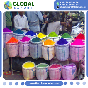 Poudre de couleur végétale non toxique pour Holi, couleurs vives et fluides, 25 kg en vrac pour festivals et événements - Product Image 5
