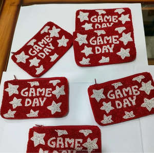 Conjunto de monederos de ojo con cuentas hechos a mano, bolsas de lona bordadas con cremallera, colores surtidos ecológicos suaves, Mini adornado artesanal - Product Image 5