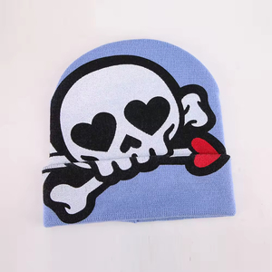 Bonnet en acrylique tricoté personnalisé avec motif de personnage, respirant, imperméable, qualité supérieure, 100 % acrylique, unisexe, pour la plage - Product Image 4