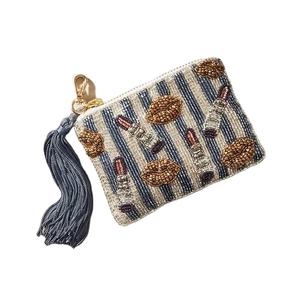 Monedero de Mano Ligero con Cuentas, Bordado con Punto de Cruz, Artesanía, Forma Cuadrada, Personalizable por MD HANDICRAFTS - Product Image 1