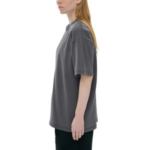 Fabricantes de Ropa, Nueva Colección de Verano Personalizada, Camiseta de Manga Corta para Mujer, 100% Algodón, 300 Gramos, Cuello Redondo, Estilo Informal - Product Image 5