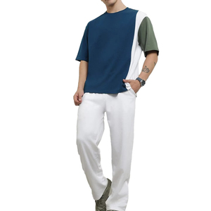 Conjunto de Camiseta y Pantalón para Hombre Estilo Cargo 2026 con Bolsillos, Tejido Flexible, Nuevo Modelo - Product Image 1