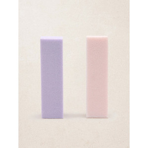 K Beauty Made Korea Professional Double-Sided 2pcs Nail Sanding <b>Block</b> Buffer Sponge Smoothing <b>Shaping</b> Polishing Natural Gel - Product Image 1