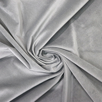 Tissu d'ameublement en velours tricoté Holland Premium 100% polyester, couleur unie, imperméable, pour canapé et textile de maison 2302A