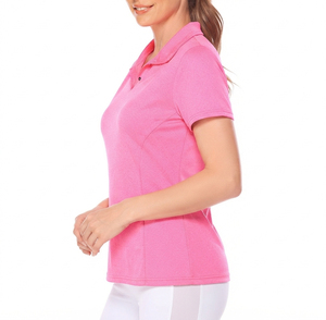 Hot Selling Custom Made Women's Casual <b>Polo</b> <b>Shirt</b> Reasonable Prices Women's <b>Polo</b> Blouse Contrast Piping Short Sleeve <b>Polo</b> <b>Shirts</b> - Product Image 2