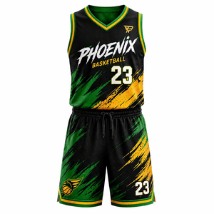 Nouvelle conception, kit d'uniformes de basketball personnalisés OEM, ensemble de maillots et de shorts de sport sublimés pour les clubs, les écoles et les équipes professionnelles - Product Image 1