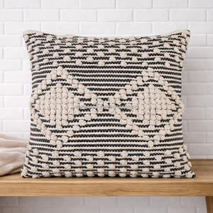 Sustainable Boho Pillowslip for Home Decor Foldable Recycled Pillow and Sofa Covers Wool Bohemian Pillow Case From India - Product Image 1