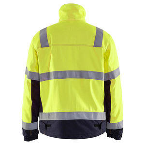 Chaqueta de Seguridad Reflectante de Invierno con Capucha y LED Frontal de la Mejor Calidad, con Diseño y Talla Personalizados, Poliéster Ecológico - Product Image 2
