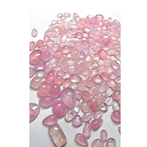 188 pièces de Morganite rose naturelle, cabochons ovales/poire de 10mm-23mm, lot de 1800 carats, Iroc Sales, pierres précieuses en vrac de haute qualité, 288 $ US - Product Image 1