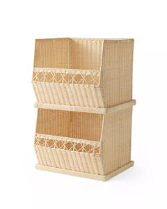 New design stacking basket for kid decor beautiful design made in Vietnam with best price and wholesale supplier. - Product Image 1