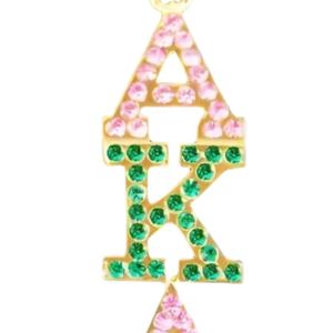 Collar de Cristal Austriaco Brillante, Color Dorado, Joyería de Moda, Accesorio de Regalo, Elegante Diseño de Letra en Cristal - Product Image 6