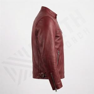 Chaqueta de Motociclista de Cuero Genuino para Hombre de la Mejor Calidad, Nueva Colección de Invierno, Chaquetas de Motocicleta con Protecciones Desmontables Personalizadas - Product Image 3
