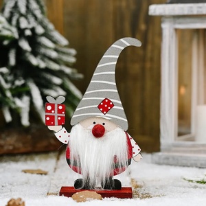 Madera cortada con láser de alta tecnología, Animal de Papá Noel, decoración navideña, manualidades, estilo religioso, Base de mesa, regalo, madera contrachapada para el hogar en caja - Product Image 5