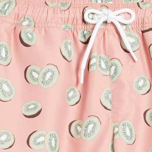 <b>Men's</b> Premium Swim <b>Shorts</b> | <b>Pink</b> Kiwi Fruit Motif Quick-Dry Beach Trunks Urban Summer Surf Wear Athletic Board <b>Shorts</b> All Sizes - Product Image 5