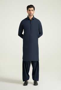 Ensembles Shalwar Kameez de créateurs les plus vendus, longs et de longueur régulière, Kurta et pantalon Salwar pour hommes grandes tailles - Product Image 2