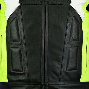 Blouson de moto homme tendance 2025, design personnalisé uni, couleurs vert, blanc, noir, nouveau style - Product Image 4