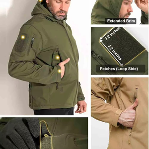 Veste de chasse camouflage pour homme, respirante, anti-UV, coupe-vent, imperméable, pour l'été - Product Image 2