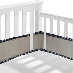 Protector de Cuna para Bebé, 100% Algodón Orgánico, Transpirable, de East Coast Corp - Product Image 2