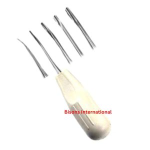 เครื่องมือถอนฟันแบบดึงฟันชนิดด้ามไฟเบอร์ ยี่ห้อ BISONS ทำจากสแตนเลส - Product Image 2